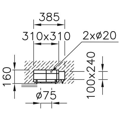 BOX EQP CNCREHOUSING PC RND-75